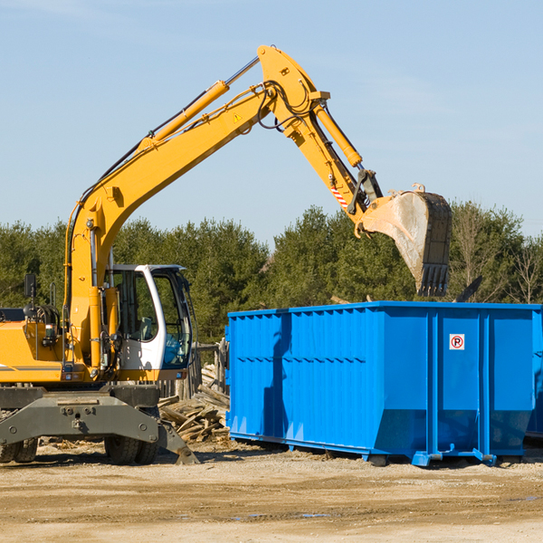 how does a residential dumpster rental service work in Maharishi Vedic City